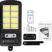 Set x5 Lampa cu Incarcare Solara 150W, 120 LED-uri COB, telecomanda